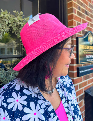 Lulu B Hot Pink Sun Hat