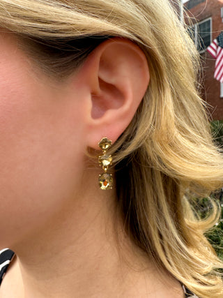 Tiered Drop Earrings