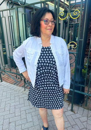 Lulu B White Tencel Jacket
