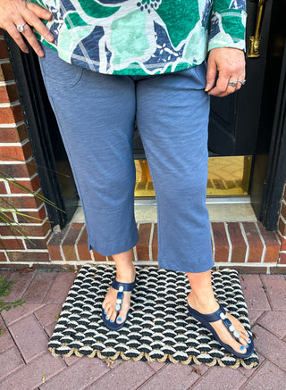 Escape by Habitat Pocket Cotton Capri Denim