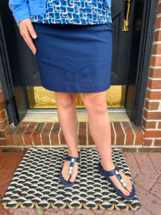Bangladine by Lulu B Navy Skort