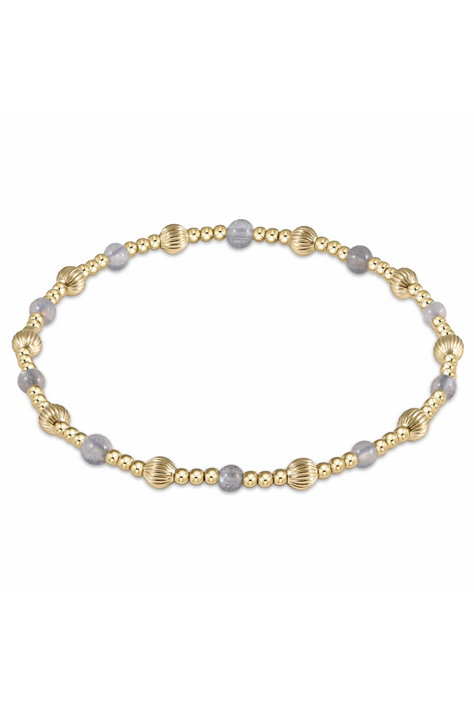 ENewton Dignity Sincerity Pattern 4mm Bead Bracelet Labradorite at Blooming Boutique