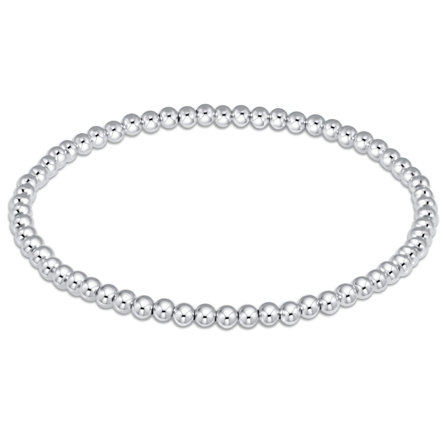 ENewton Classic Silver 3mm Bead Bracelet