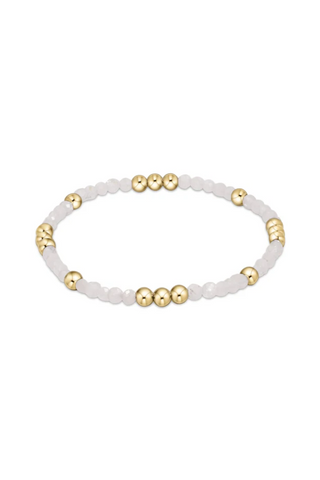 Enewton Worthy Pattern 3mm Bead Bracelet - Moonstone