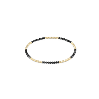 Enewton Blissful Pattern 2mm Bead Bracelet - Faceted Hematite