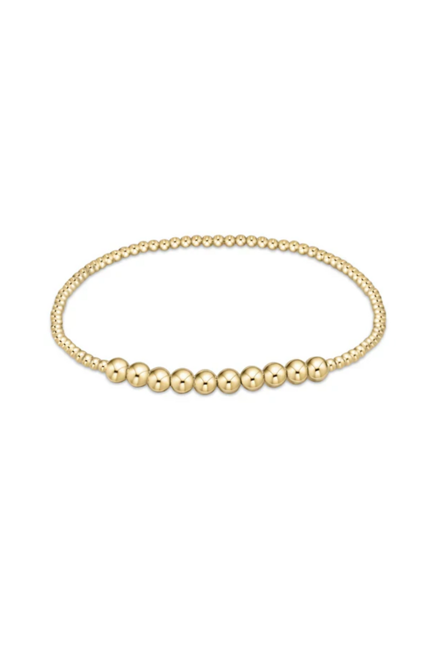 enewton • Classic Blissful Pattern 2mm Bead Bracelet 4mm Gold main image 0