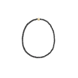 Enewton Faceted Hematite 2mm Bead Bracelet