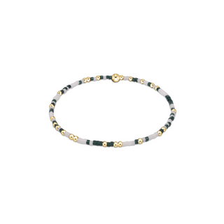 Enewton Game Day Hope Unwritten Dark Green and White Bracelet