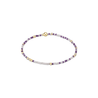 Enewton Game Day Hope Unwritten Purple and White Bracelet