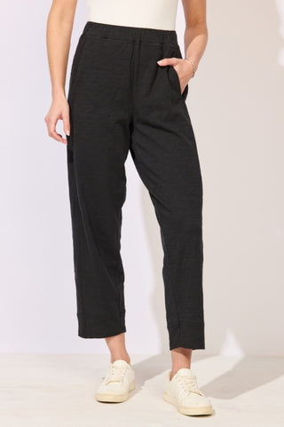 Escape by Habitat Black Cotton Seamed 27" Inseam Pant