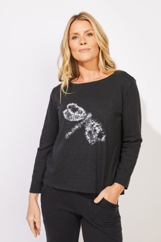 Escape by Habitat Destination Dragonfly Fog Boxy Tee