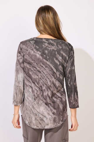 Escape by Habitat Mystic Dyed Volcano High Low Cotton Tee