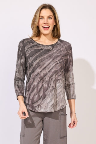 Escape by Habitat Mystic Dyed Volcano High Low Cotton Tee