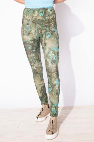 Escape by Habitat Olive Marble Leggings