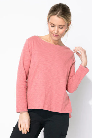 Escape by Habitat Rose Step Hem Boxy Tee