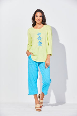 Escape by Habitat Cotton Slub Pocket Capri Surf – Blooming Boutique