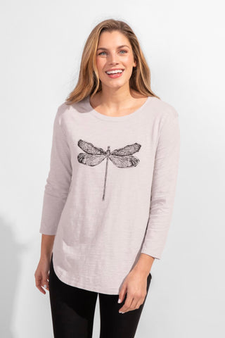 Escape by Habitat Dune Dragonfly High Low Scoop Neck Tee