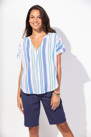 Escape by Habitat Multicolor Easy Pullover Top