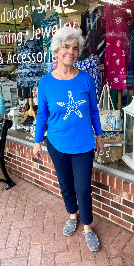 Escape by Habitat Starfish High Low Tee on Wave