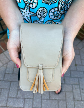 Harper Crossbody Bag Gold Shimmer