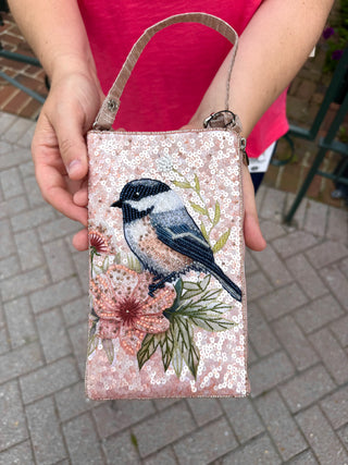 Pink Chickadee Club Bag