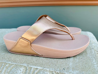 FitFlop Lulu Rose Gold Sandal