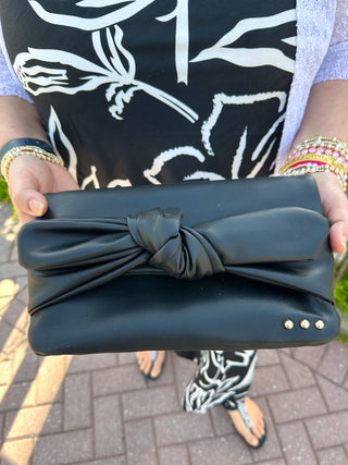 Black Billie Clutch Crossbody Bag