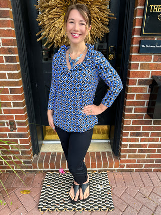 Lulu B Black Secret Pocket Capri Leggings