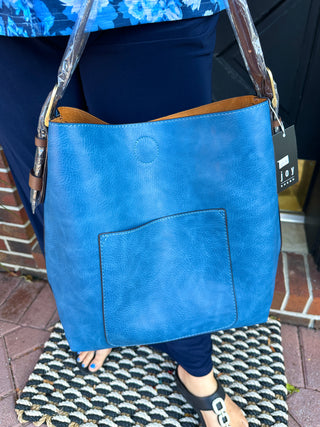 Joy Susan Classic Hobo Handbag Celestial Blue