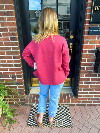 Lulu B Light Denim Fringe Capri