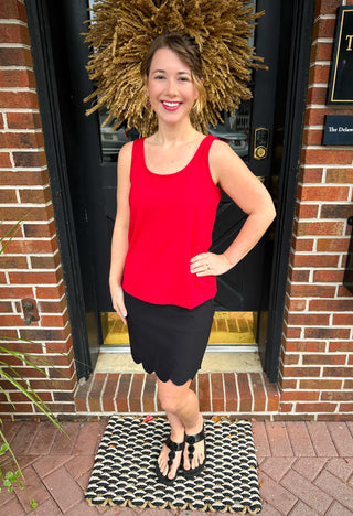 Lulu B Crimson Tank Top