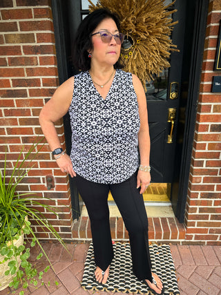 Lulu B Black Wide Leg Leggings