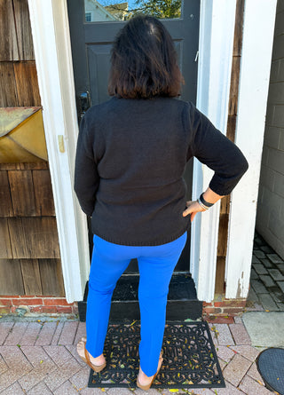 Lulu B Black Chenille Sweater