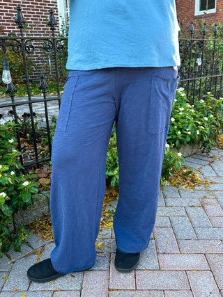 Escape by Habitat Navy Cotton Pocket Flood Pant