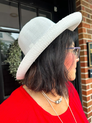 Lulu B White Sun Hat