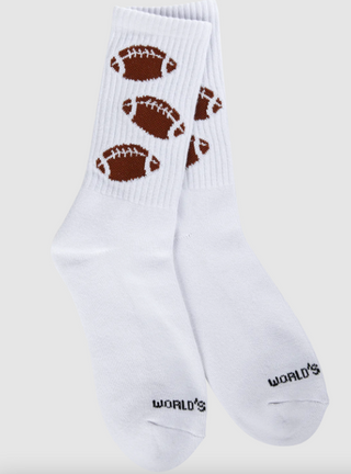 Football Holiday Sport Mini Crew Socks