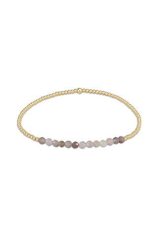 ENewton Gold Bliss 2mm Gold and Botswana Agate Bead Bracelet