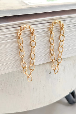 Gold Chain Ryder Earrings