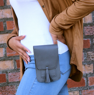 Harper Crossbody Bag Charcoal
