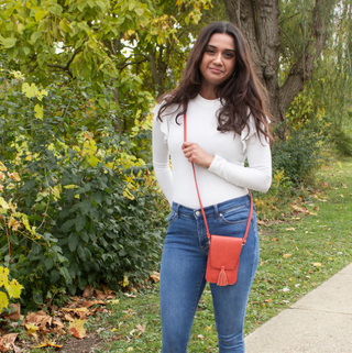 Harper Crossbody Bag Orange