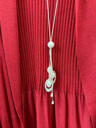 Pearl Lariat Necklace