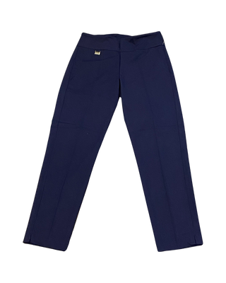Lulu B Navy Ankle Pants – Blooming Boutique - Main Image