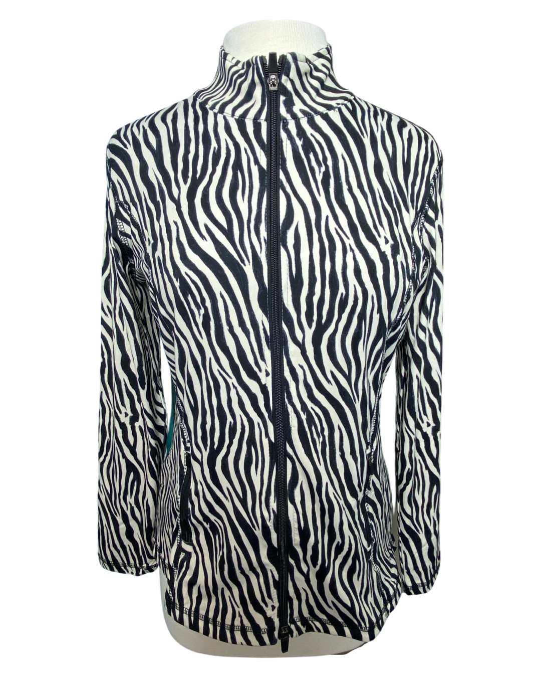 Lulu B Zebra Full Zip Jacket