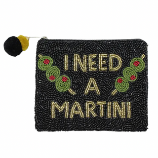 Tini Beaded Coin Pouch