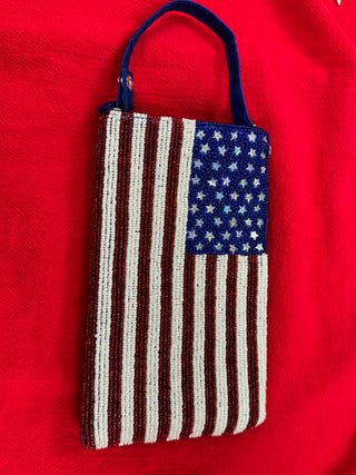 American Flag Club Bag