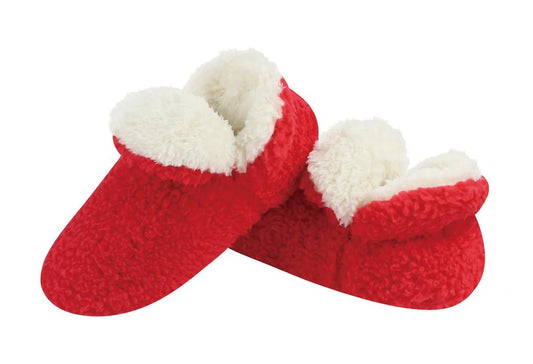 Red Betti Snoozies Slippers