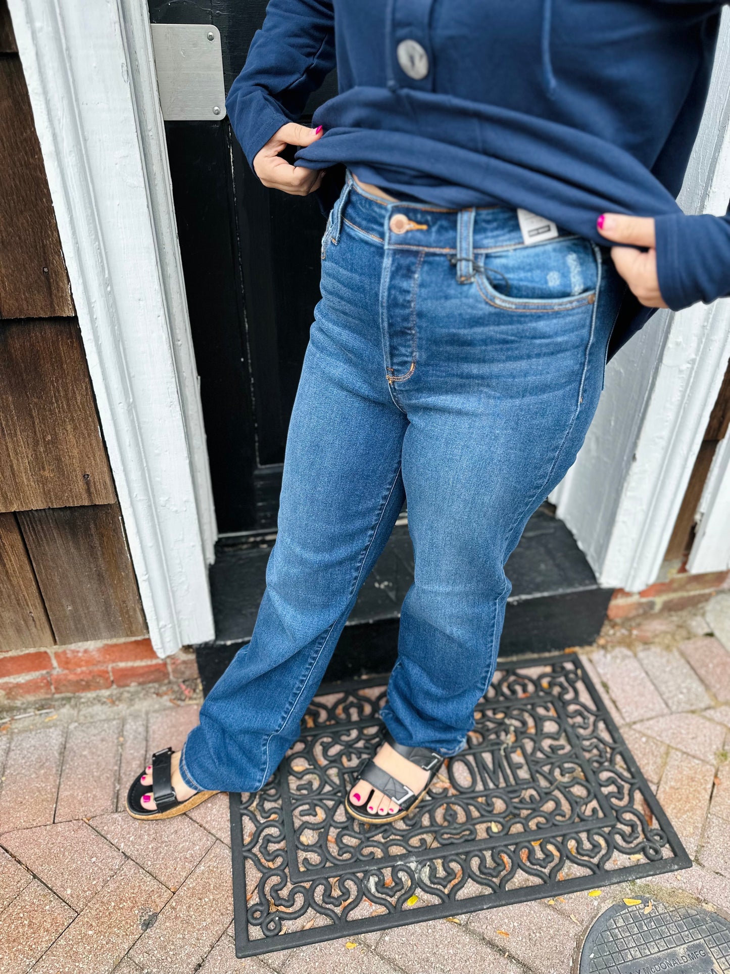 Judy Blue Dad Cut Denim Jeans