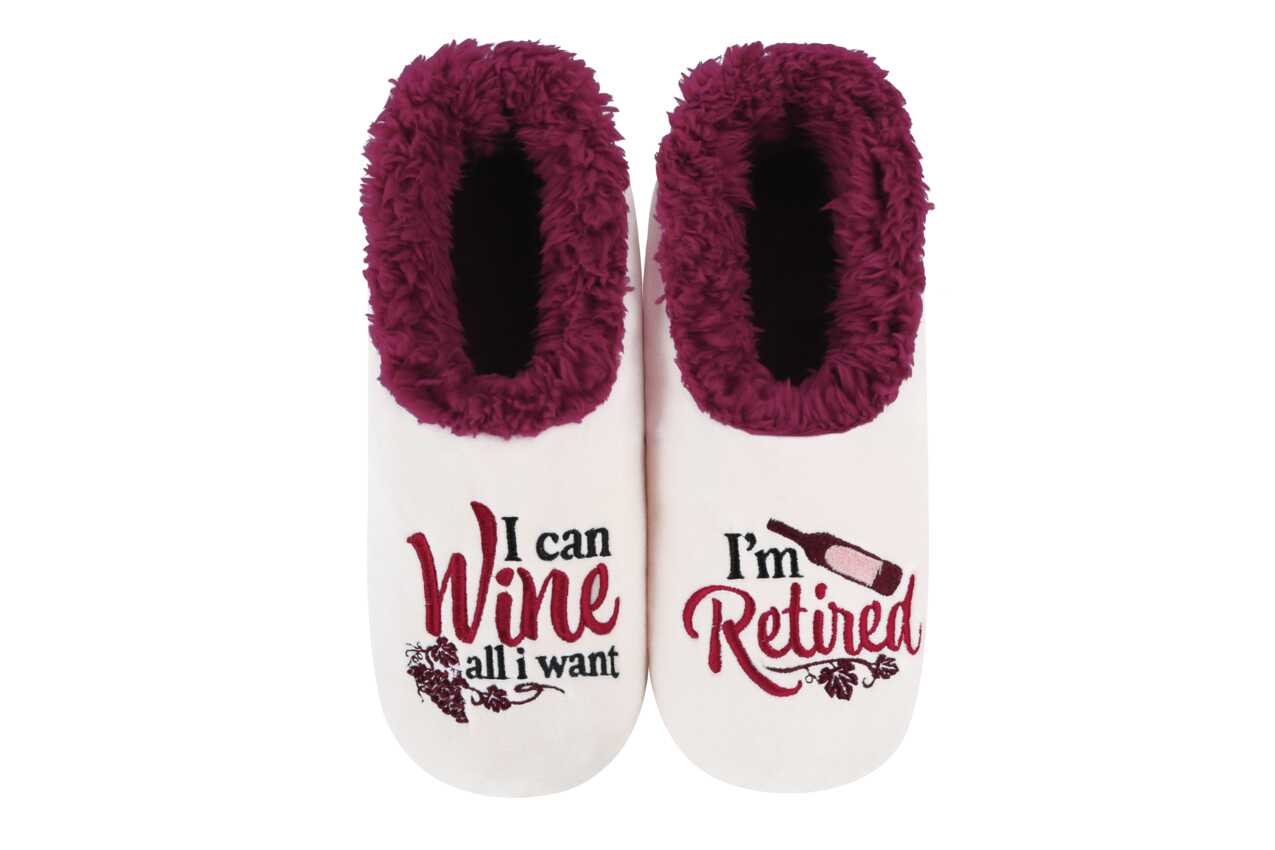 I Can Wine, Retired Snoozies Slippers