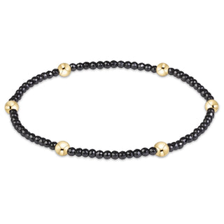 enewton presence faceted hematite 2mm bracelet