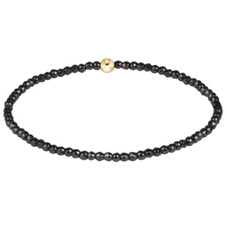 enewton classic faceted hematite 2mm bracelet